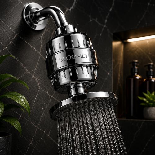 Clean Water Shower Head — Multi-Stage Chlorine & Sediment Filter